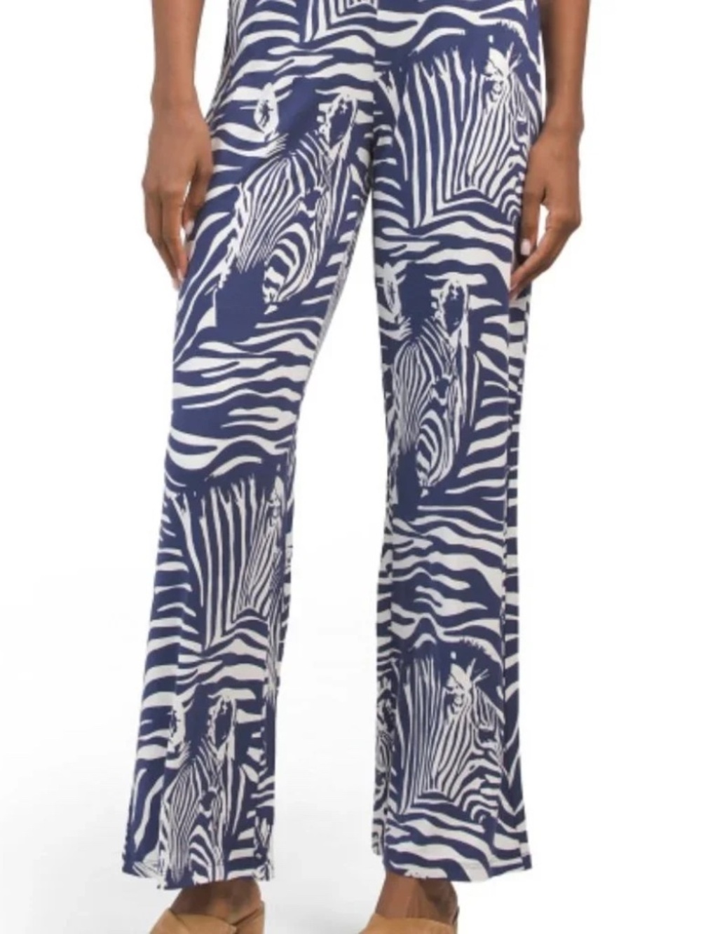 Tori Richard Honolulu Isabel Stretch Zebra pants Sz S NWT $148
